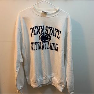 Penn state natty lions white crewneck